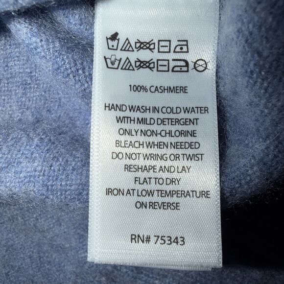 RACHEL ZOE Soft Knit 100% 2 Ply Cashmere Pullover Sweater Top Size XL - Picture 5 of 7